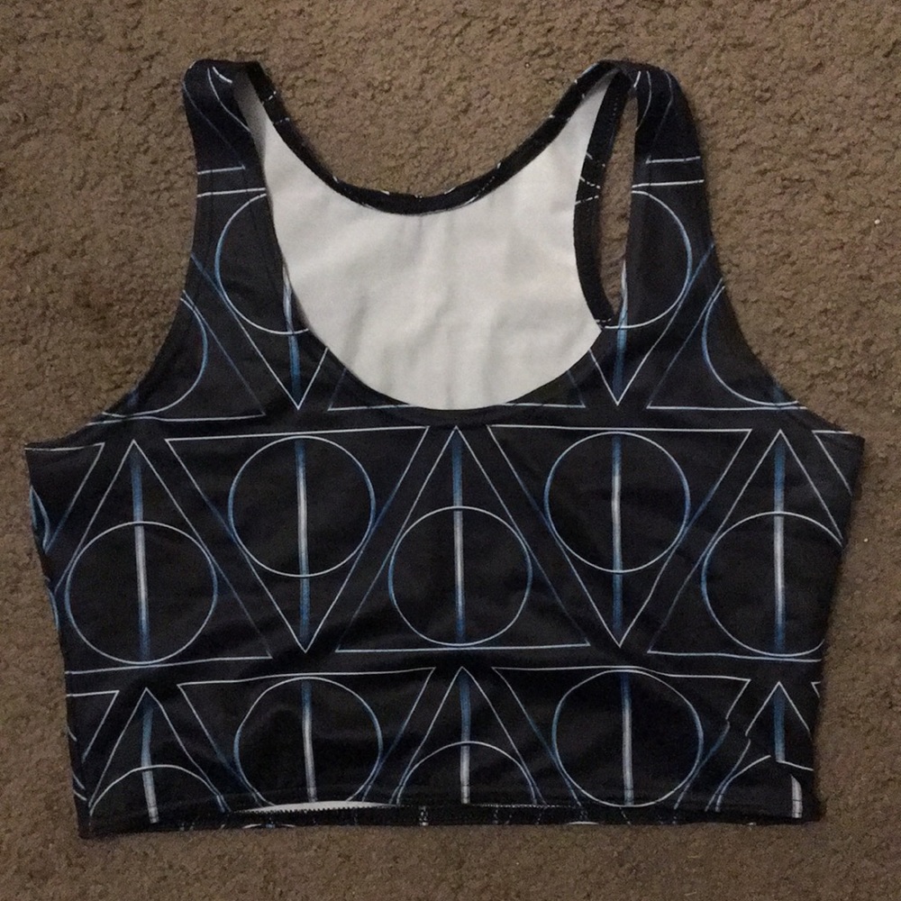 Black Milk Deathly Hallows Crop Top